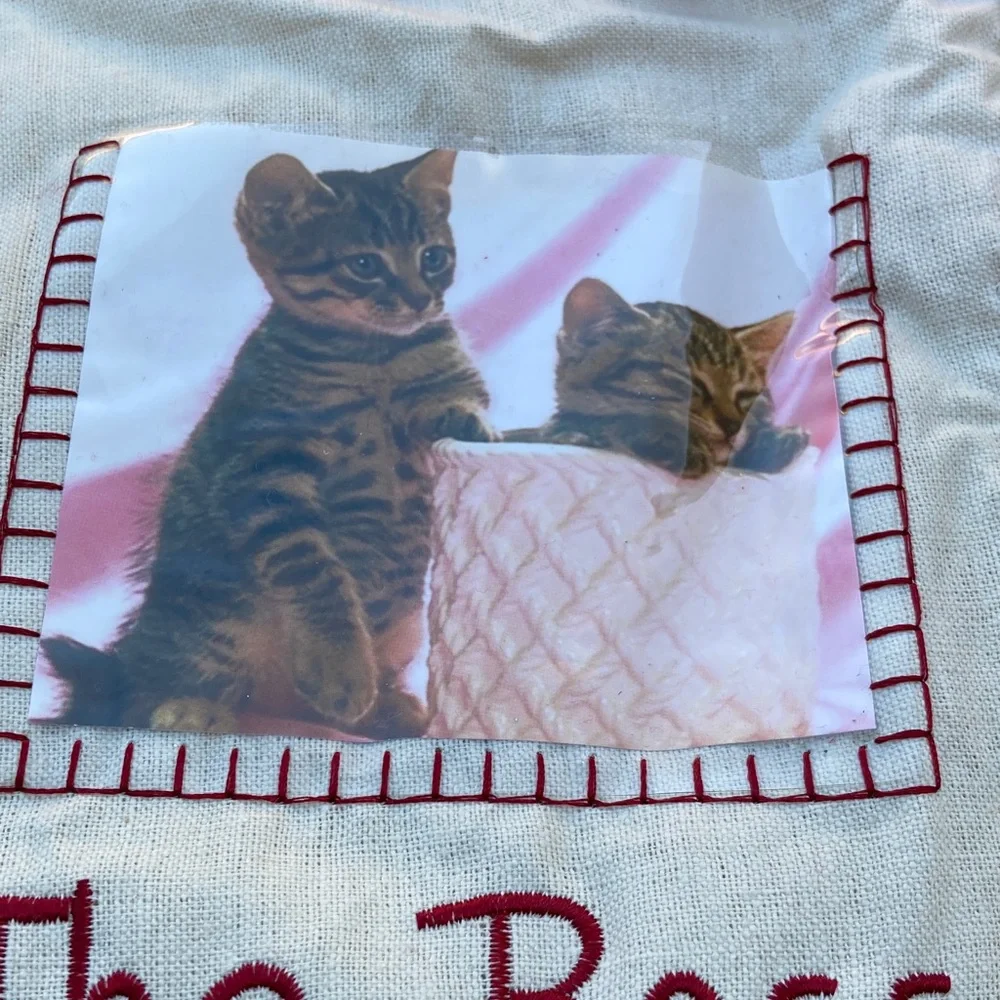 Individualized Cat Christmas Stocking